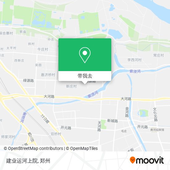 建业运河上院地图