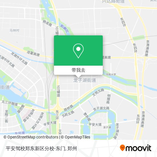 平安驾校郑东新区分校-东门地图