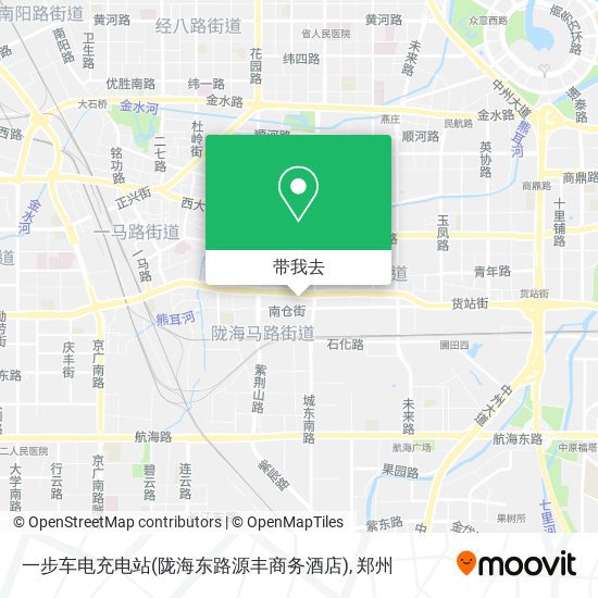 一步车电充电站(陇海东路源丰商务酒店)地图