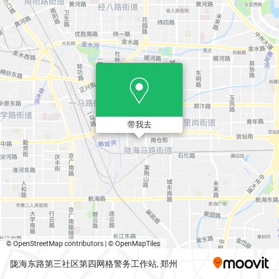 陇海东路第三社区第四网格警务工作站地图