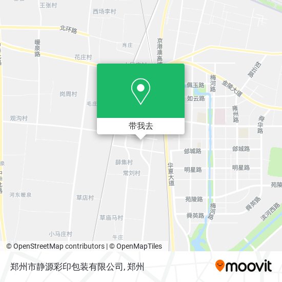 郑州市静源彩印包装有限公司地图
