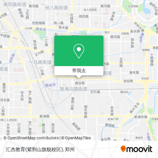 汇杰教育(紫荆山旗舰校区)地图