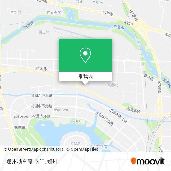 郑州动车段-南门地图