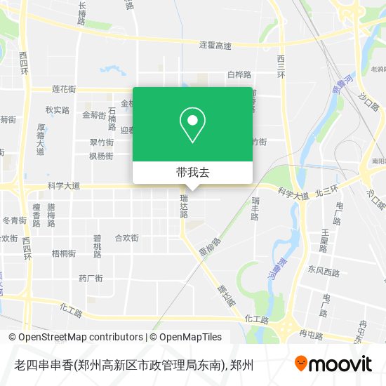 老四串串香(郑州高新区市政管理局东南)地图