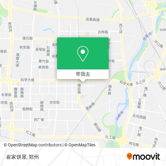 崔家饼屋地图
