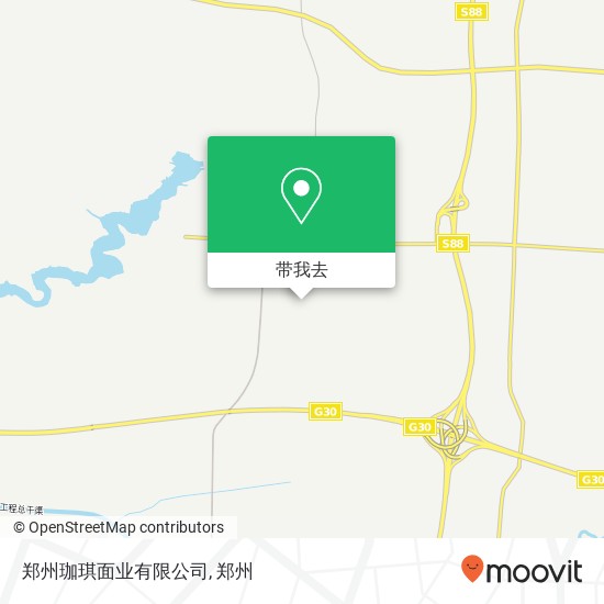 郑州珈琪面业有限公司地图