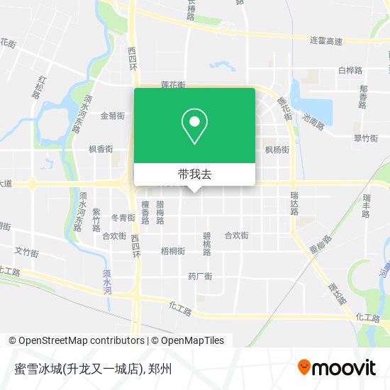 蜜雪冰城(升龙又一城店)地图