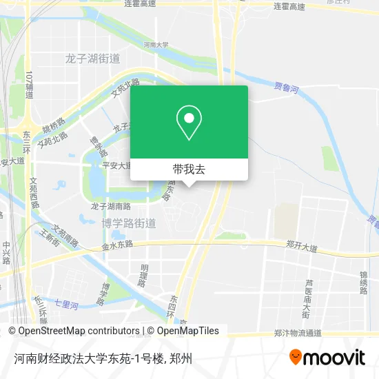 河南财经政法大学东苑-1号楼地图
