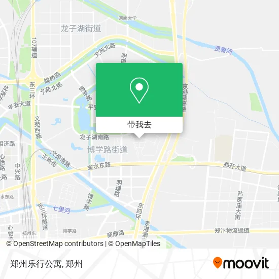 郑州乐行公寓地图