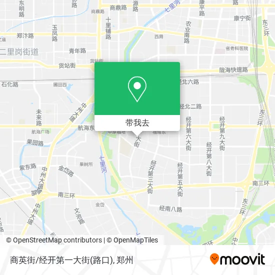 商英街/经开第一大街(路口)地图