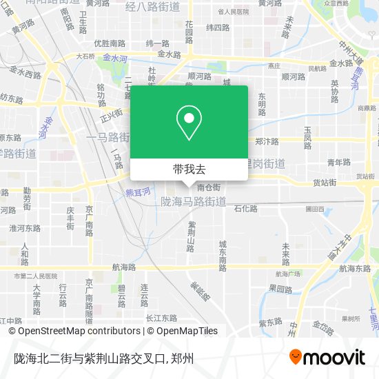 陇海北二街与紫荆山路交叉口地图