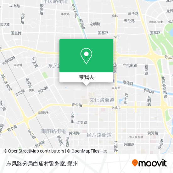 东风路分局白庙村警务室地图