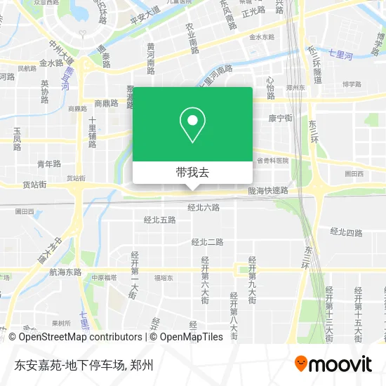 东安嘉苑-地下停车场地图