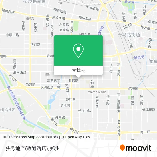 头号地产(政通路店)地图