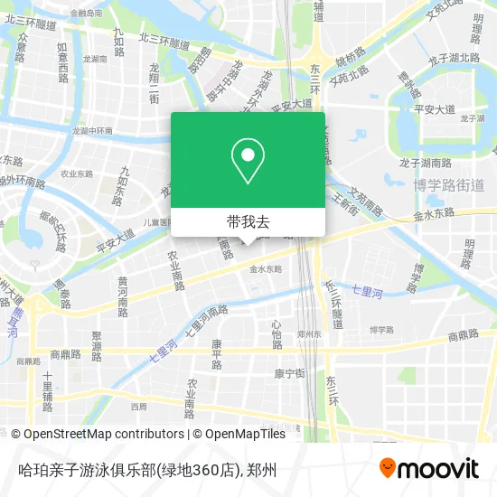 哈珀亲子游泳俱乐部(绿地360店)地图
