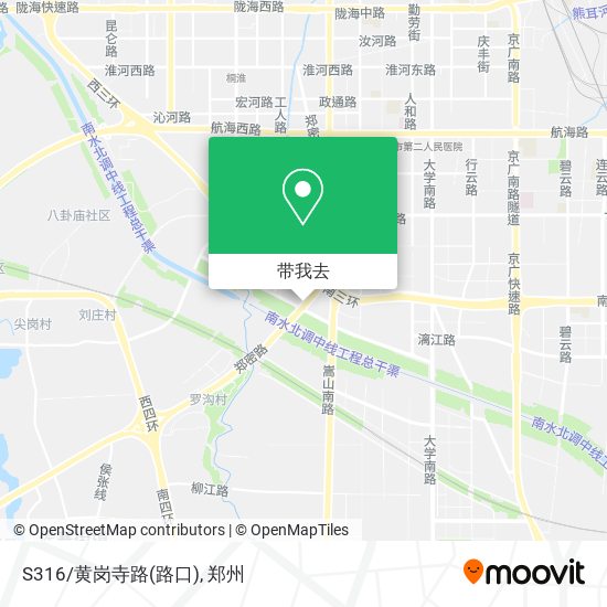 S316/黄岗寺路(路口)地图