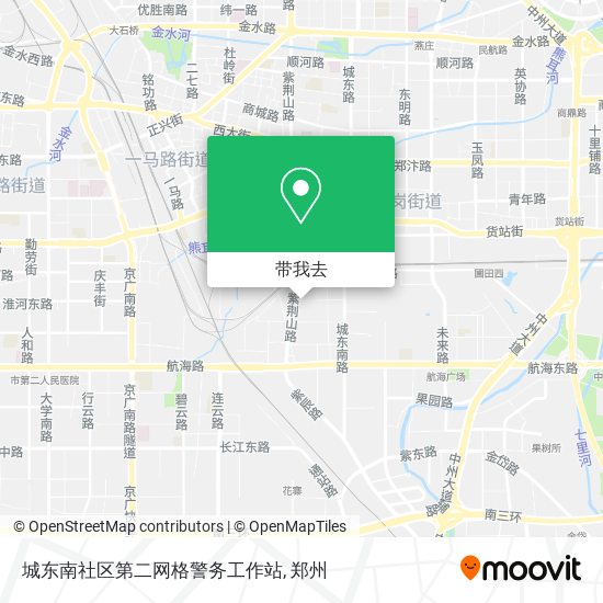 城东南社区第二网格警务工作站地图