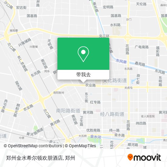 郑州金水希尔顿欢朋酒店地图