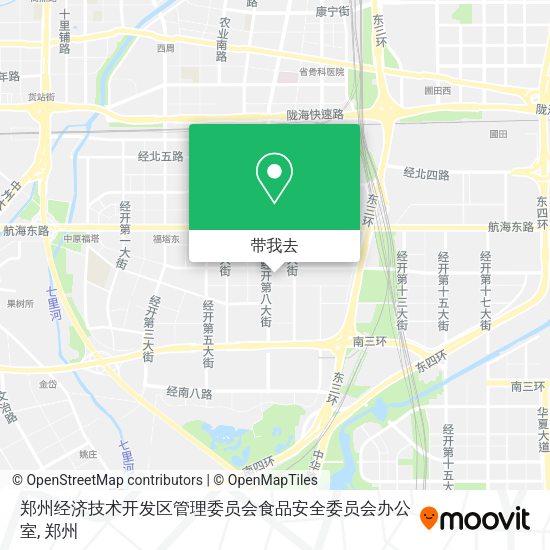 郑州经济技术开发区管理委员会食品安全委员会办公室地图