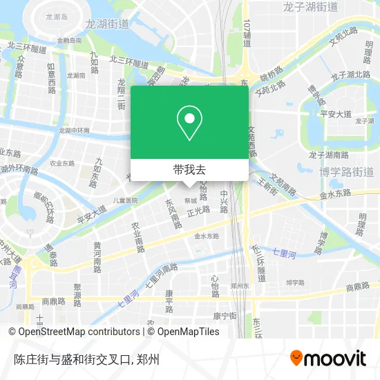 陈庄街与盛和街交叉口地图