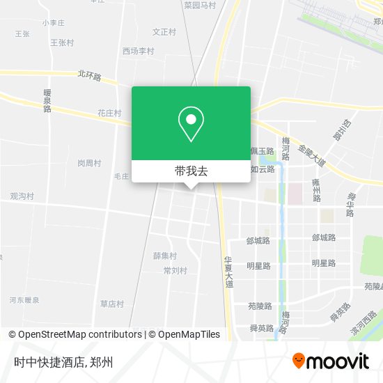 时中快捷酒店地图