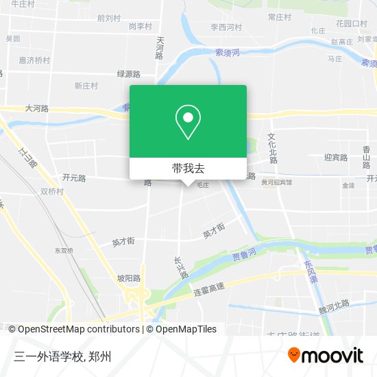 三一外语学校地图