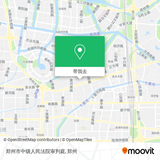郑州市中级人民法院审判庭地图