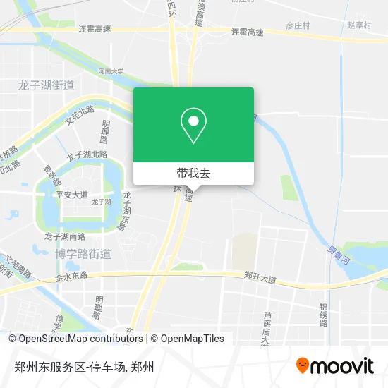 郑州东服务区-停车场地图