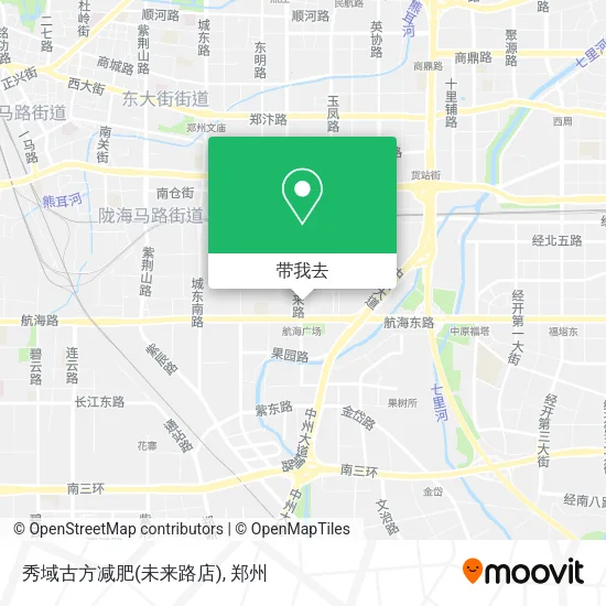 秀域古方减肥(未来路店)地图