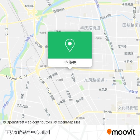 正弘春晓销售中心地图