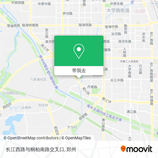 长江西路与桐柏南路交叉口地图