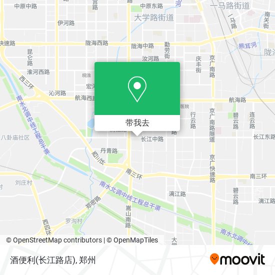 酒便利(长江路店)地图