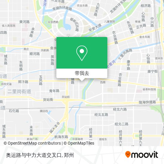 奥运路与中力大道交叉口地图