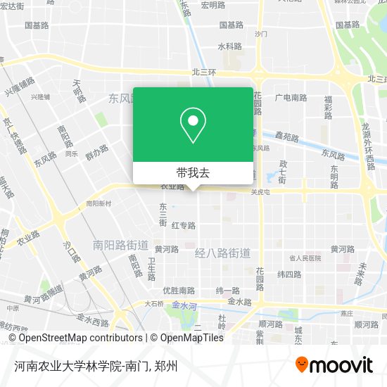 河南农业大学林学院-南门地图