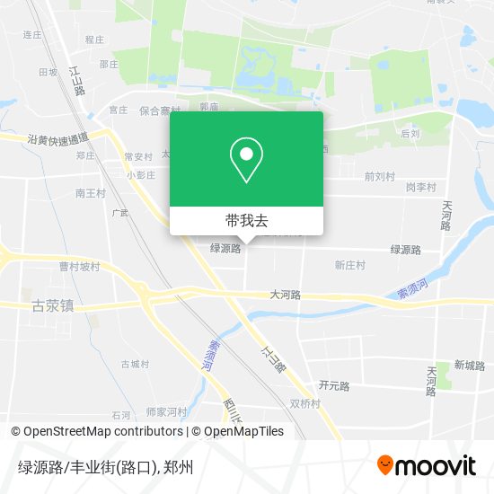 绿源路/丰业街(路口)地图