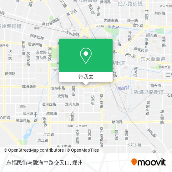 东福民街与陇海中路交叉口地图