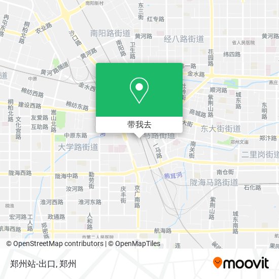 郑州站-出口地图