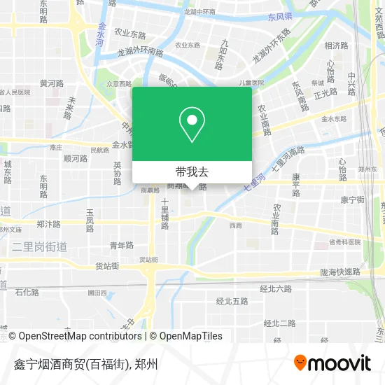 鑫宁烟酒商贸(百福街)地图