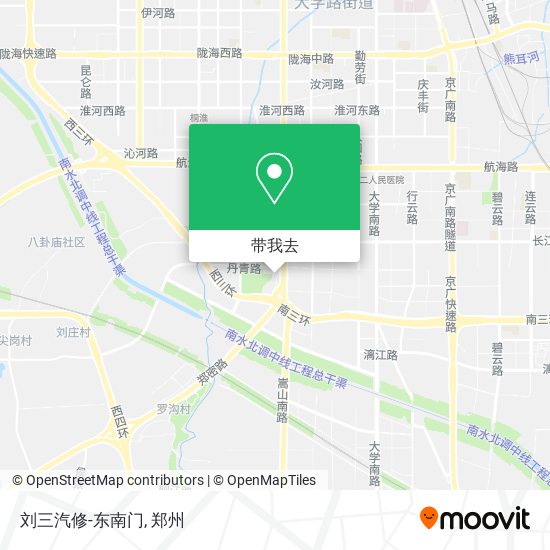 刘三汽修-东南门地图