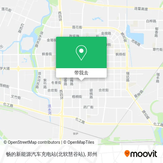 畅的新能源汽车充电站(北软慧谷站)地图
