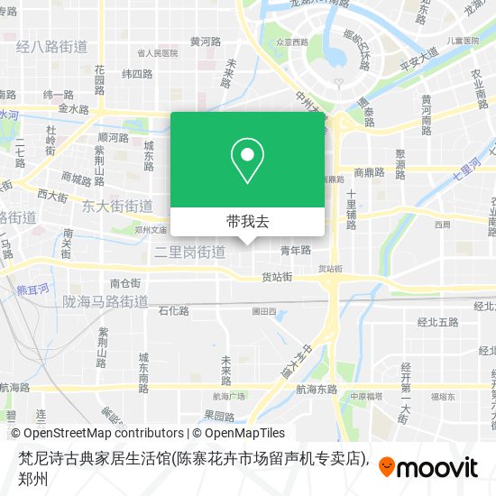 梵尼诗古典家居生活馆(陈寨花卉市场留声机专卖店)地图