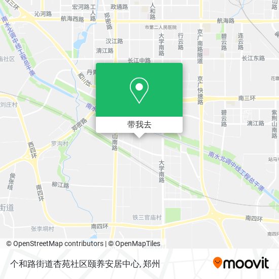 个和路街道杏苑社区颐养安居中心地图