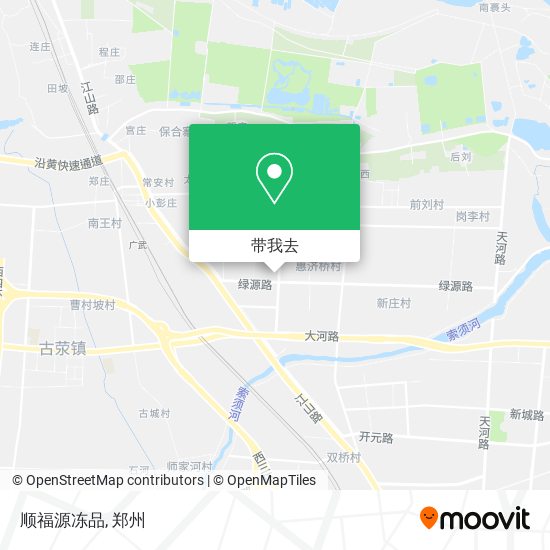顺福源冻品地图
