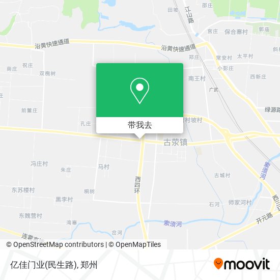 亿佳门业(民生路)地图