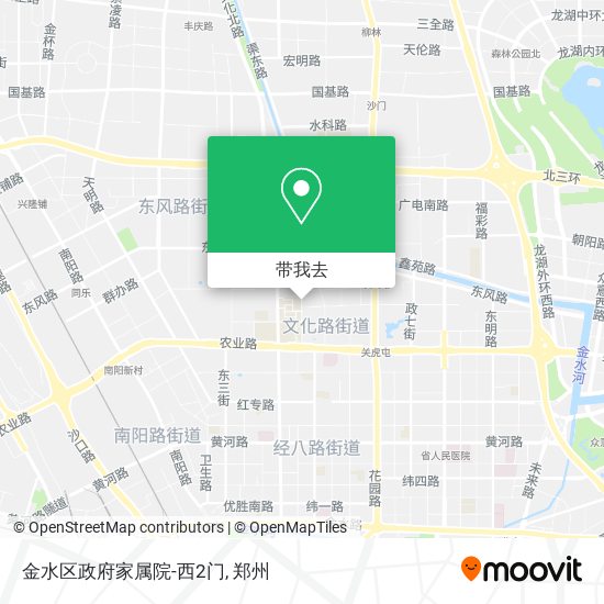 金水区政府家属院-西2门地图