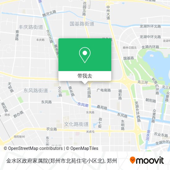 金水区政府家属院(郑州市北苑住宅小区北)地图