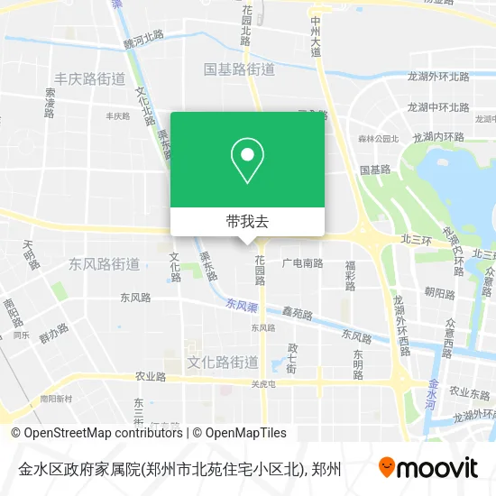 金水区政府家属院(郑州市北苑住宅小区北)地图