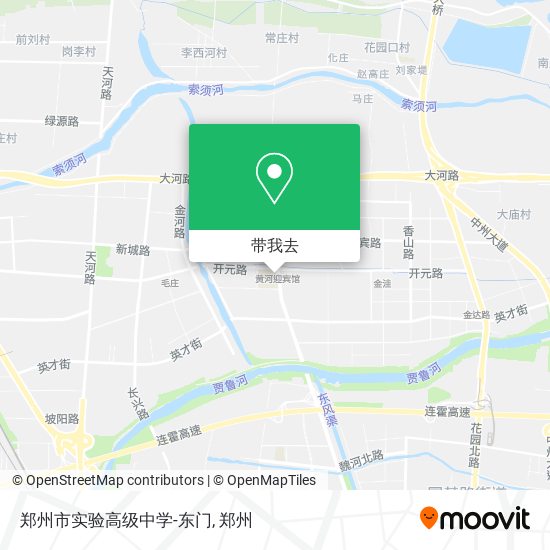 郑州市实验高级中学-东门地图