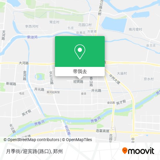 月季街/迎宾路(路口)地图
