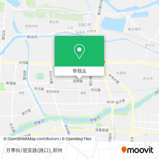 月季街/迎宾路(路口)地图